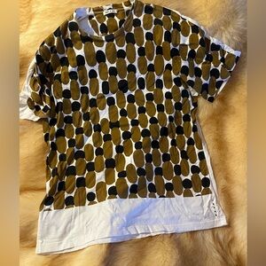 MARNI Printed TSHIRT Men Sz 50 40US L cotton short sleeve polka dot